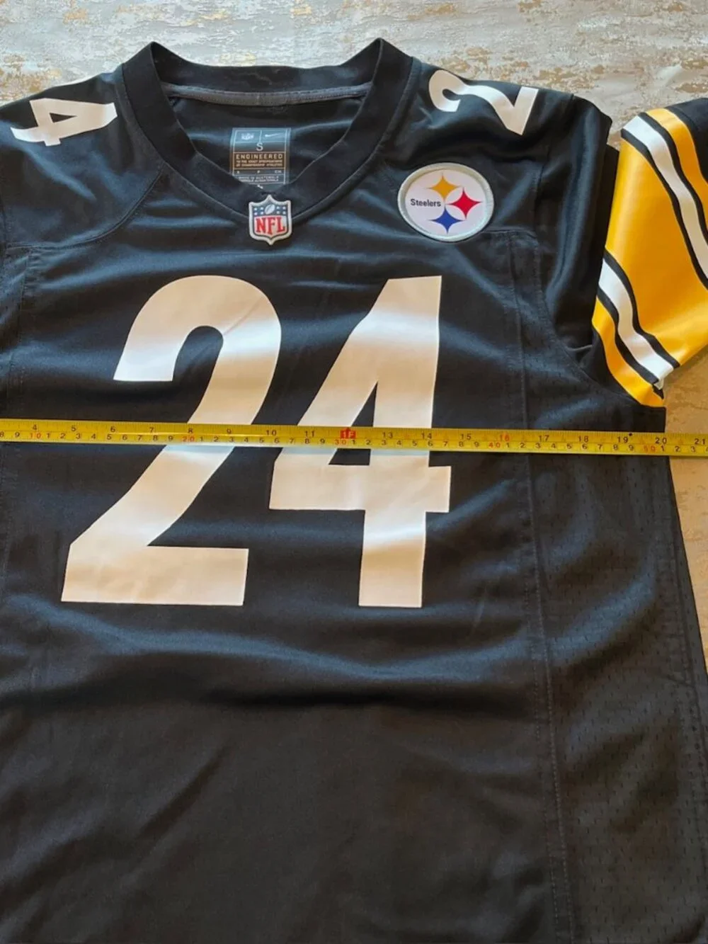 Nike Pittsburgh Steelers Joey Porter #24 Jersey Mens Small Black NFL Football